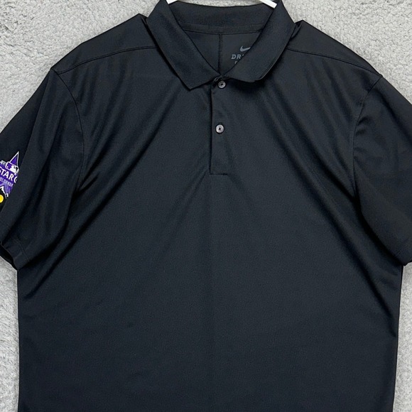 Nike Other - Nike MLB All Star Game Polo Shirt Mens Large Dri-Fit Black Standard Fit Rugby